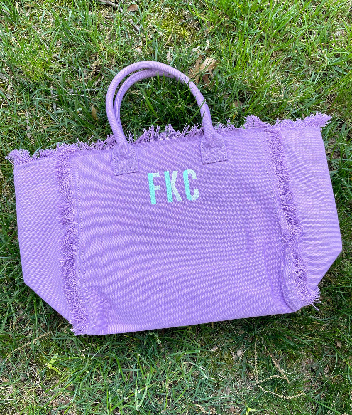 CALYPSO FRINGE TOTE: NO PERSONALIZATION / PINK