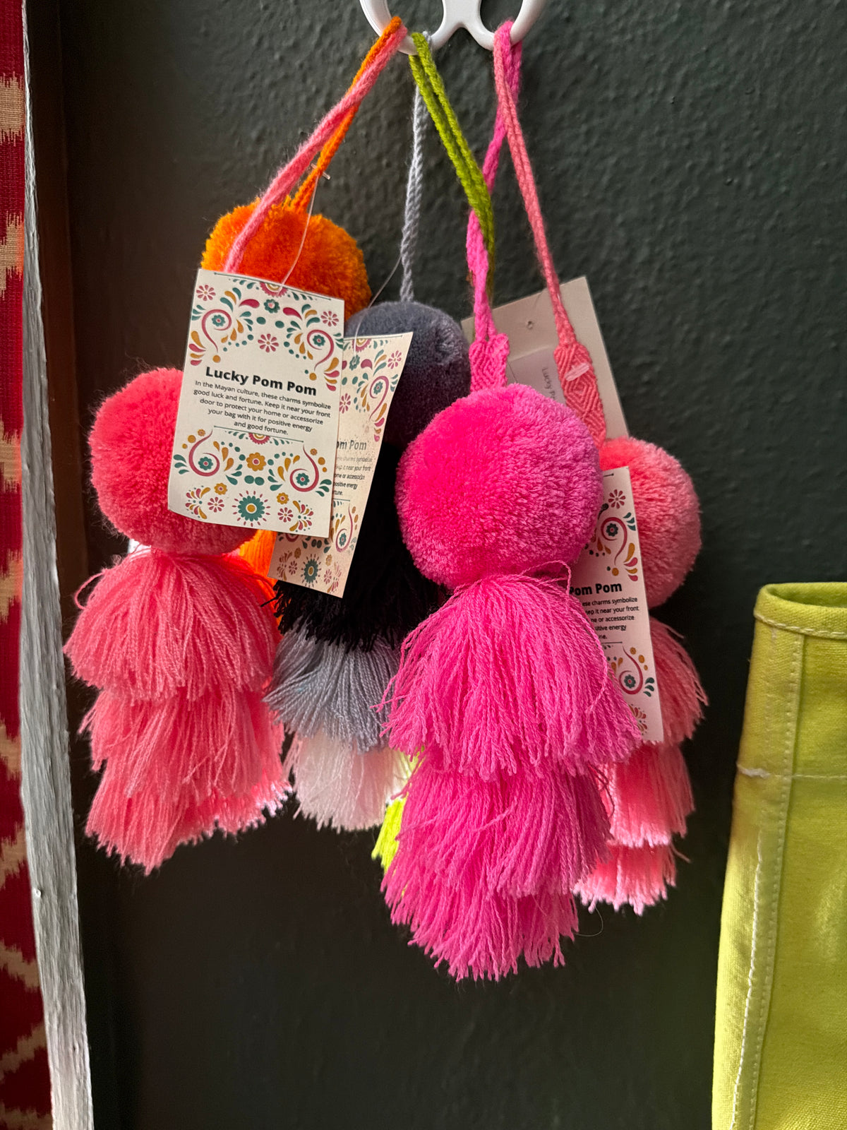 Lucky Pom Pom bag charm