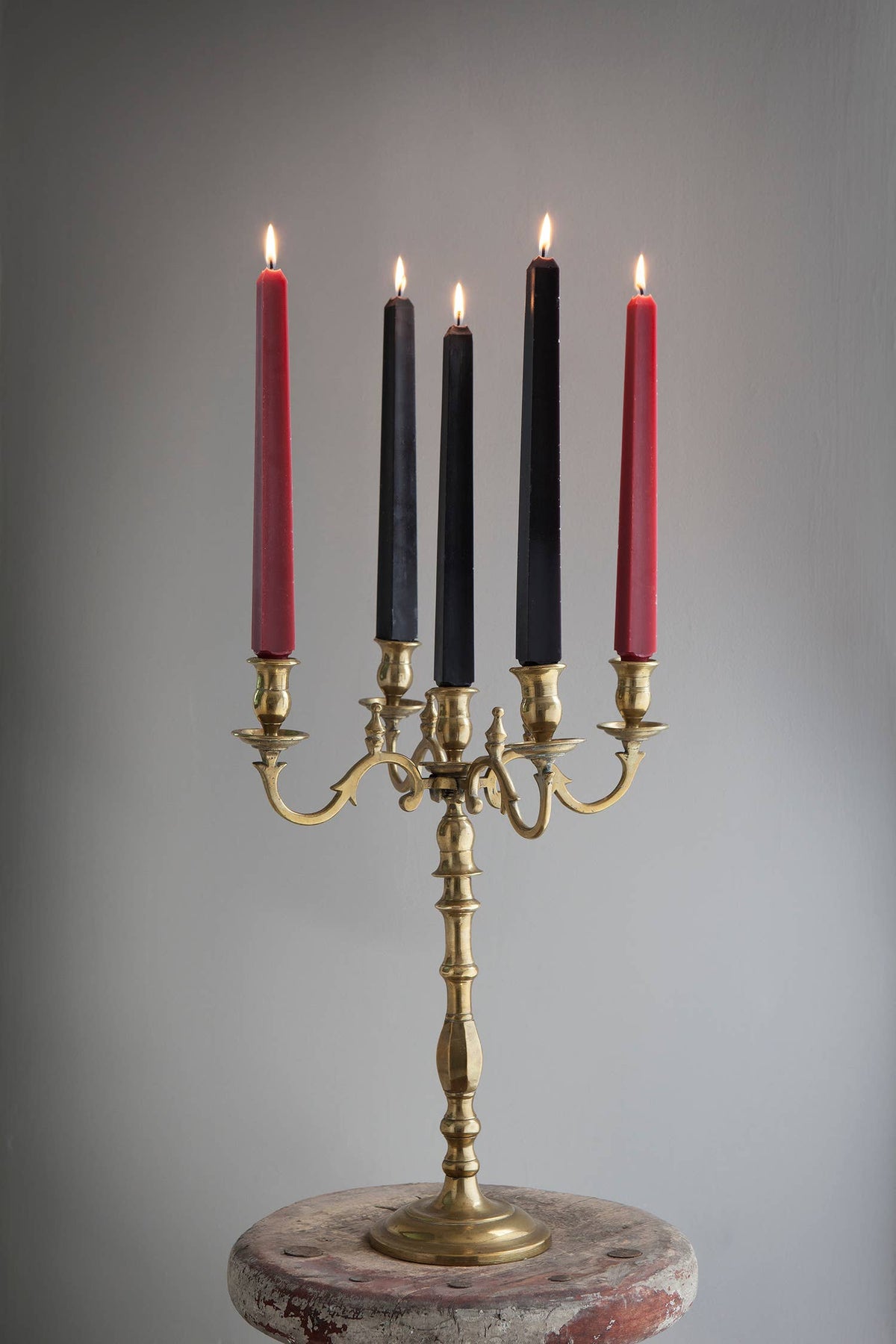 12" Square Taper Handmade Beeswax Candles: Goldenrod
