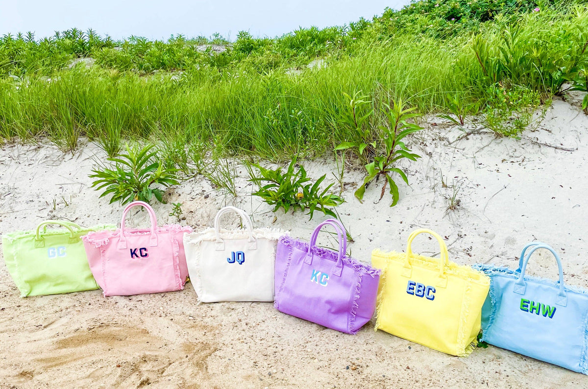 CALYPSO FRINGE TOTE: NO PERSONALIZATION / YELLOW