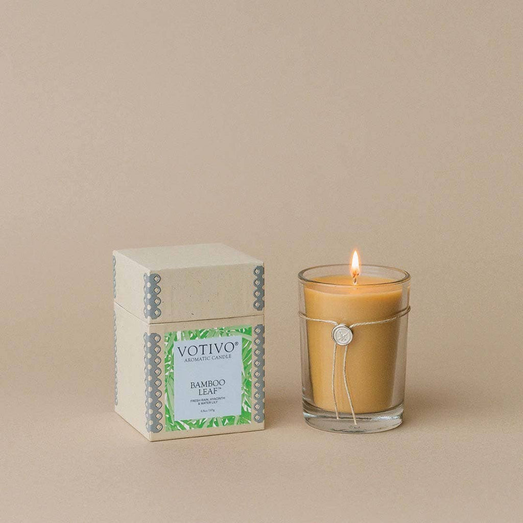 Aromatic Candle Bamboo Leaf