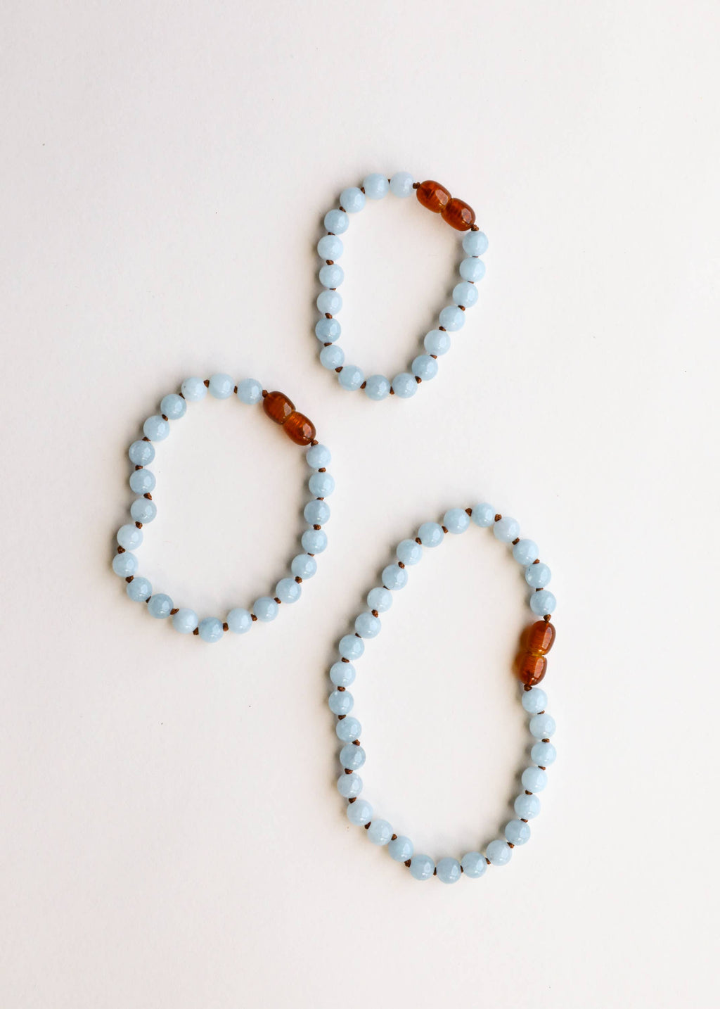Pure Gemstone + Aquamarine || Necklace: 16" Adult Necklace