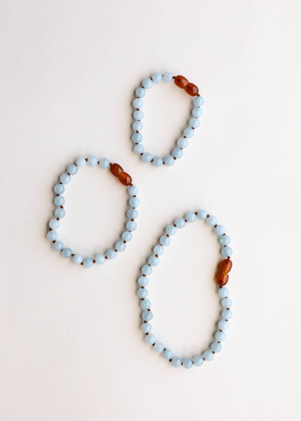 Pure Gemstone + Aquamarine || Necklace: 18" Adult Necklace
