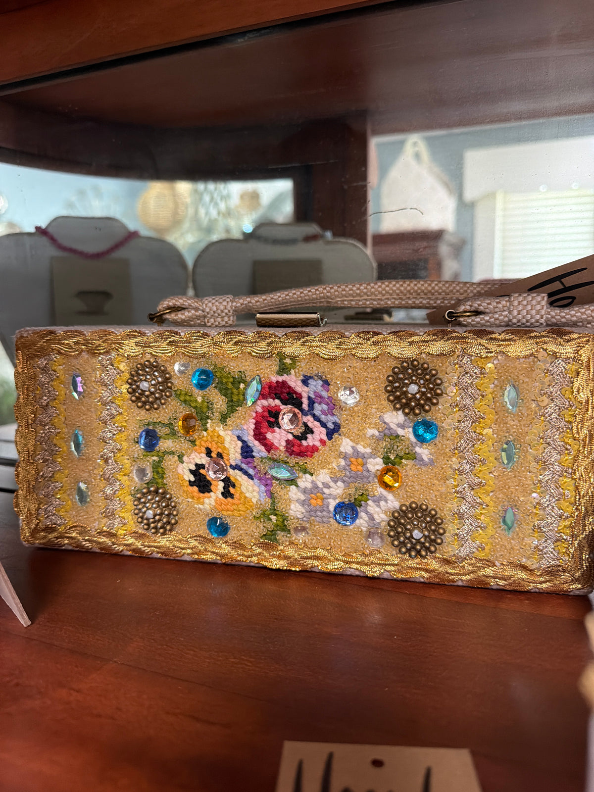 Vintage beaded Bag, Caron of Houston