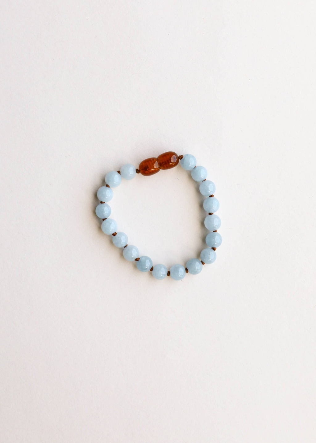 Pure Gemstone + Aquamarine || Necklace: 16" Adult Necklace