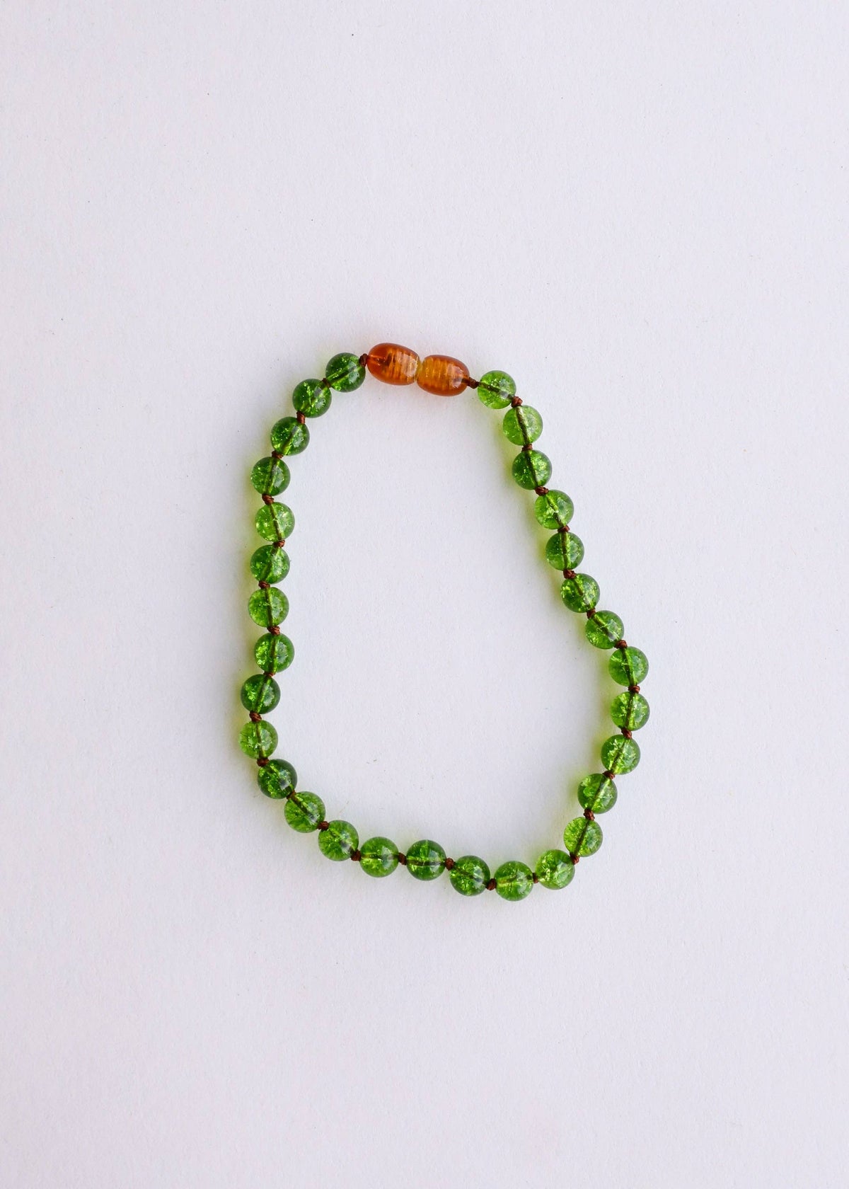 Pure Gemstone + Peridot || Necklace: 16" Adult Necklace