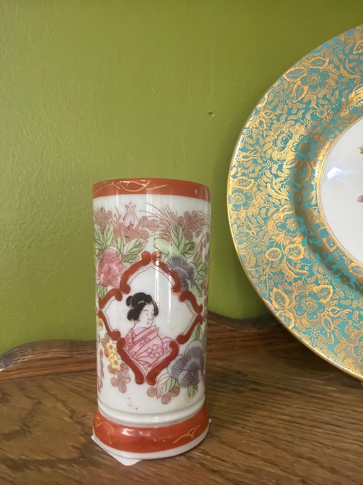 Vintage Japanese Brush Pot