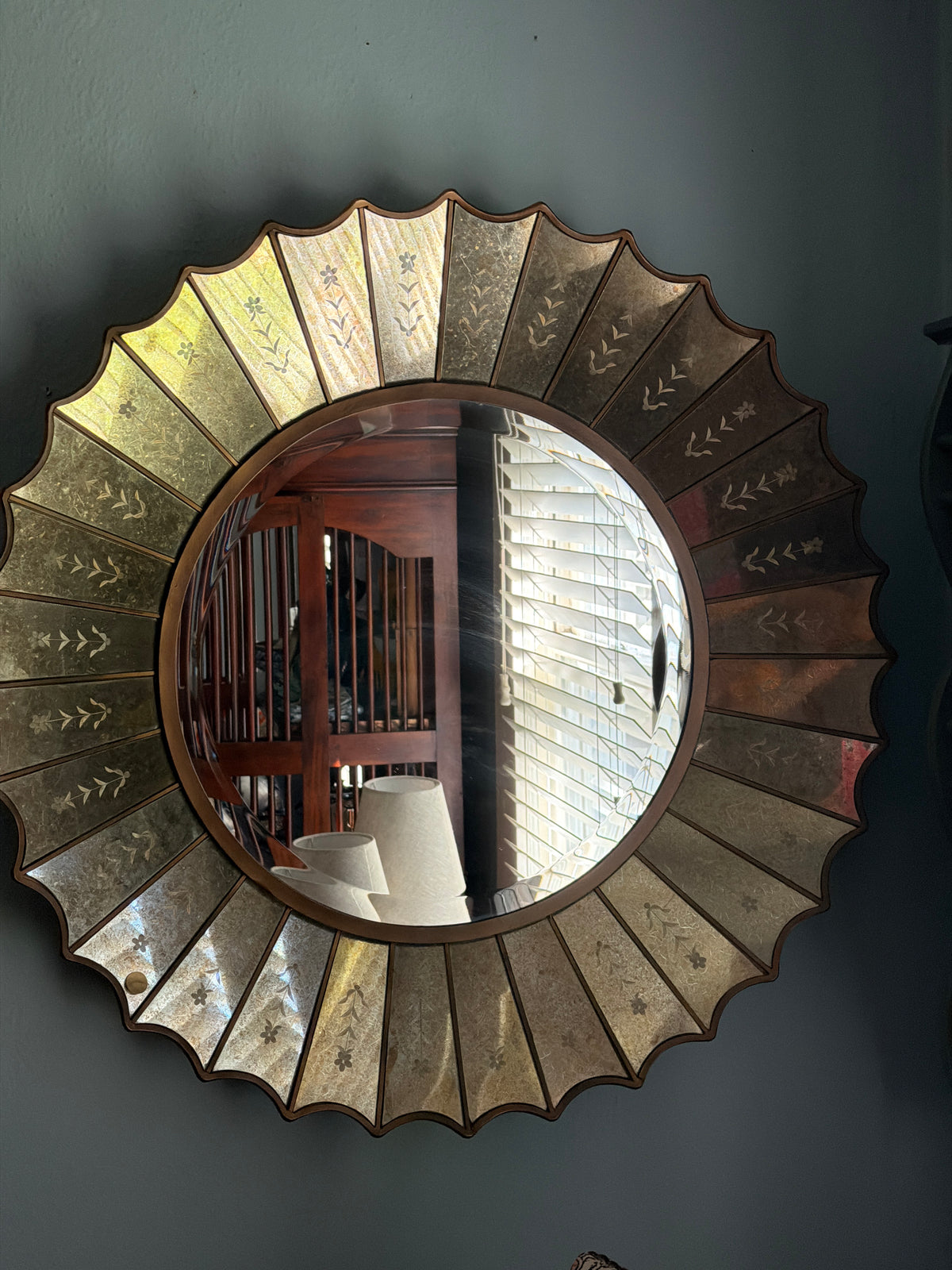 Uttermost Amberlyn Sunburst wall mirror