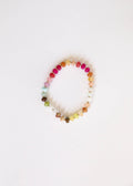 Natural Gemstone Bracelet + 14k Gold Filled Toggle : Sandbar: 6" Bracelet