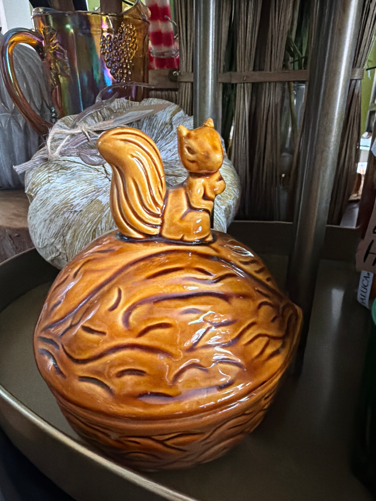 Vintage Squirrel Nut Bowl