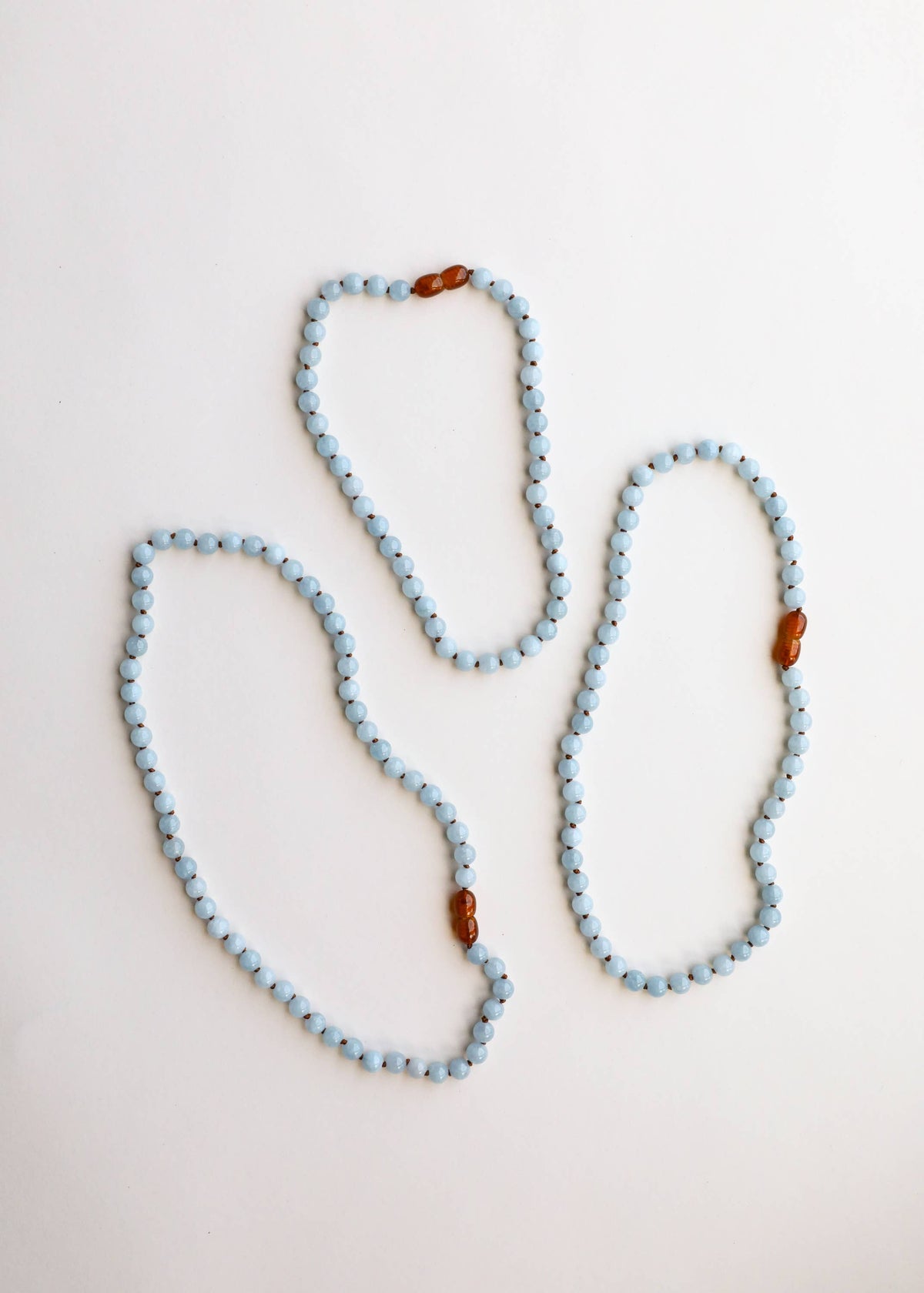 Pure Gemstone + Aquamarine || Necklace: 16" Adult Necklace