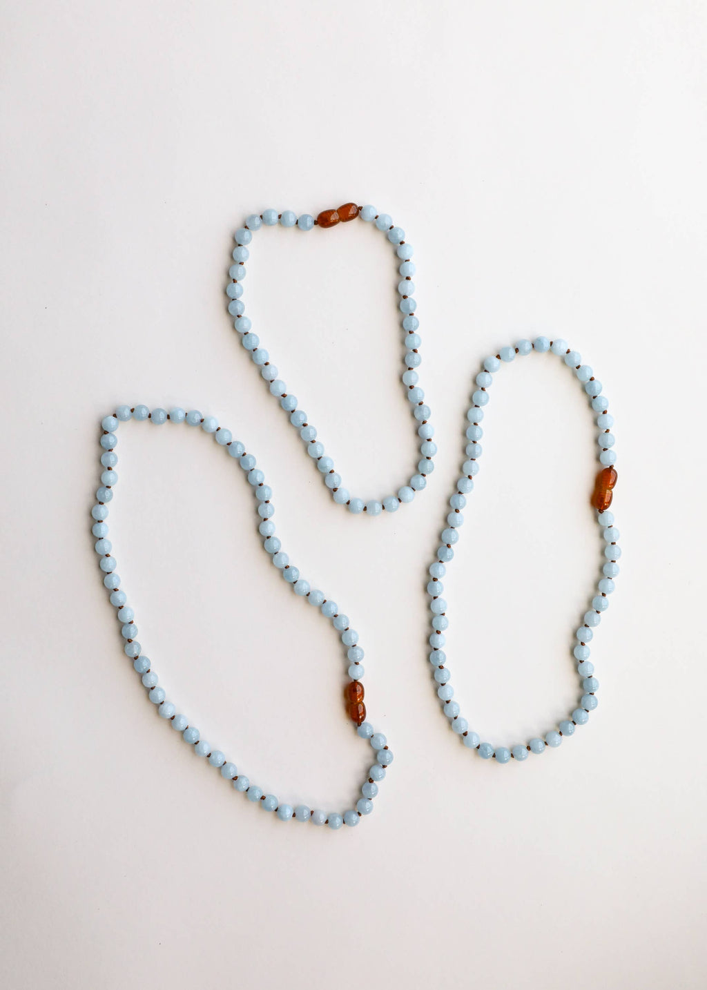 Pure Gemstone + Aquamarine || Necklace: 18" Adult Necklace