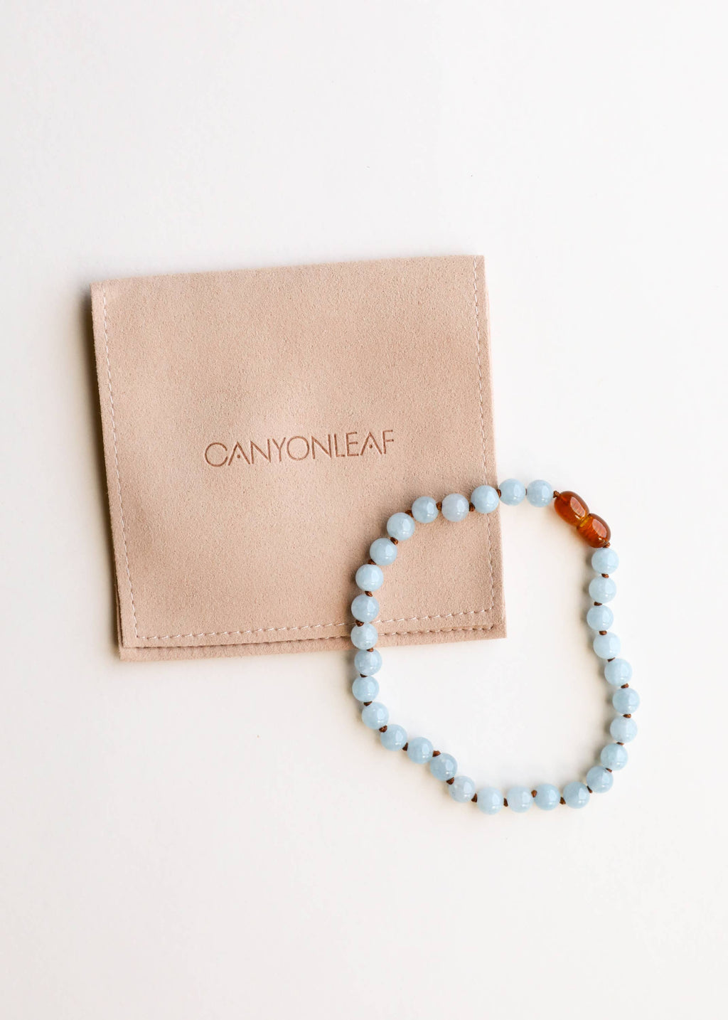 Pure Gemstone + Aquamarine || Necklace: 16" Adult Necklace