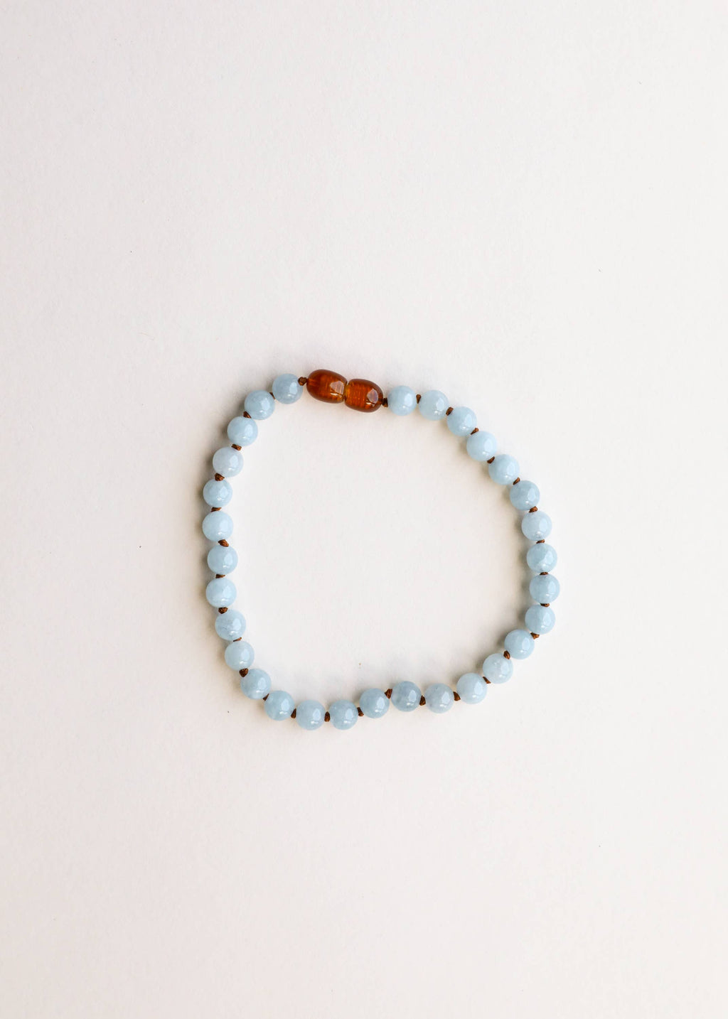 Pure Gemstone + Aquamarine || Necklace: 16" Adult Necklace