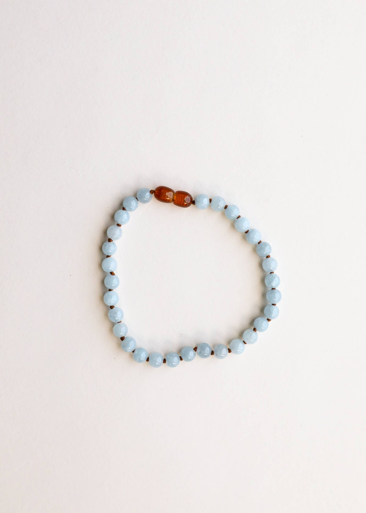 Pure Gemstone + Aquamarine || Necklace: 18" Adult Necklace