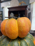 Faux Pumpkin, Small 10.5"