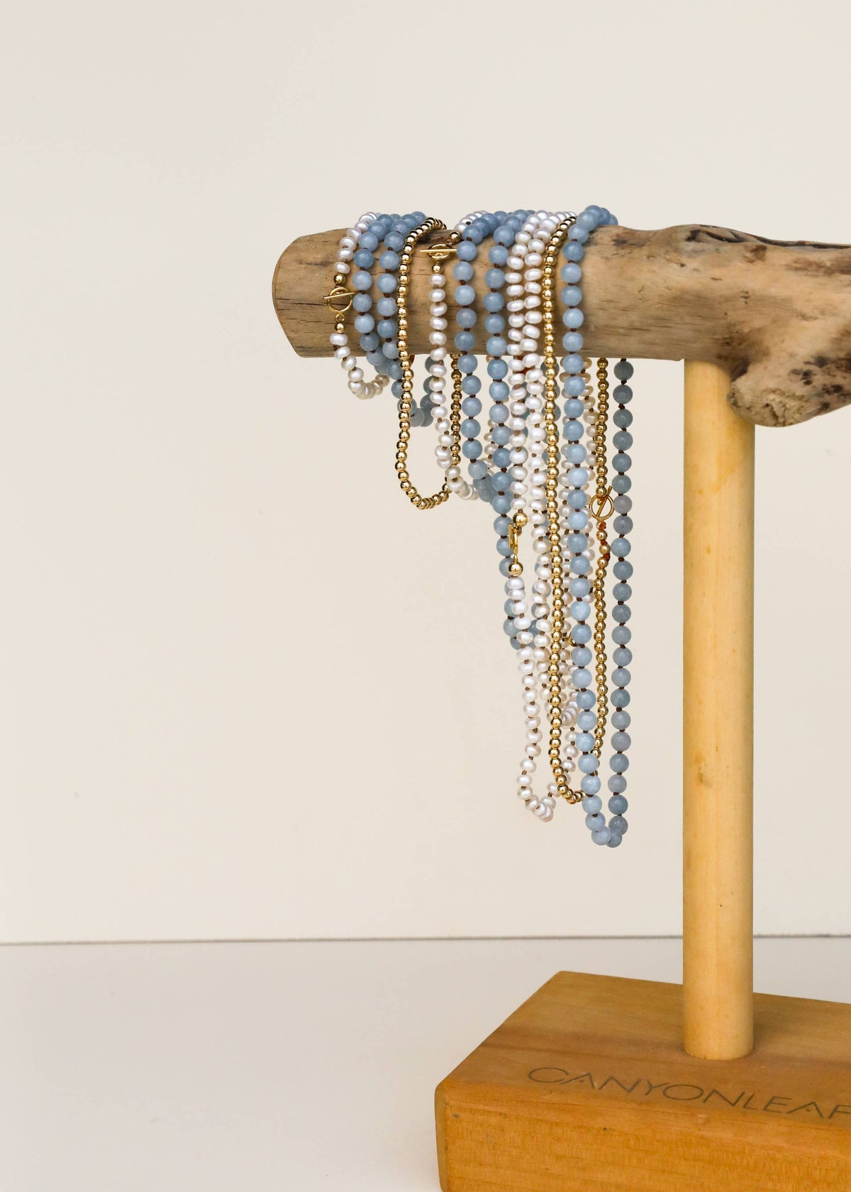 Pure Gemstone + Aquamarine || Necklace: 16" Adult Necklace