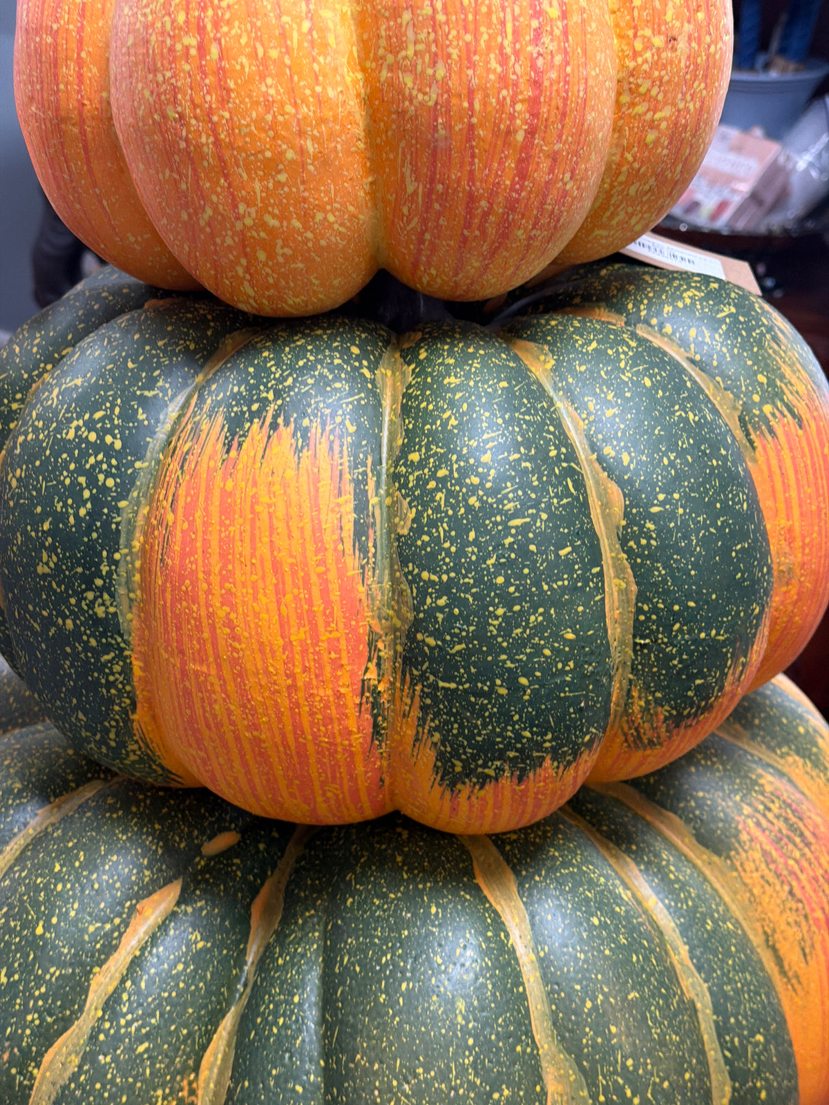 Faux Pumpkin, Medium 15 "