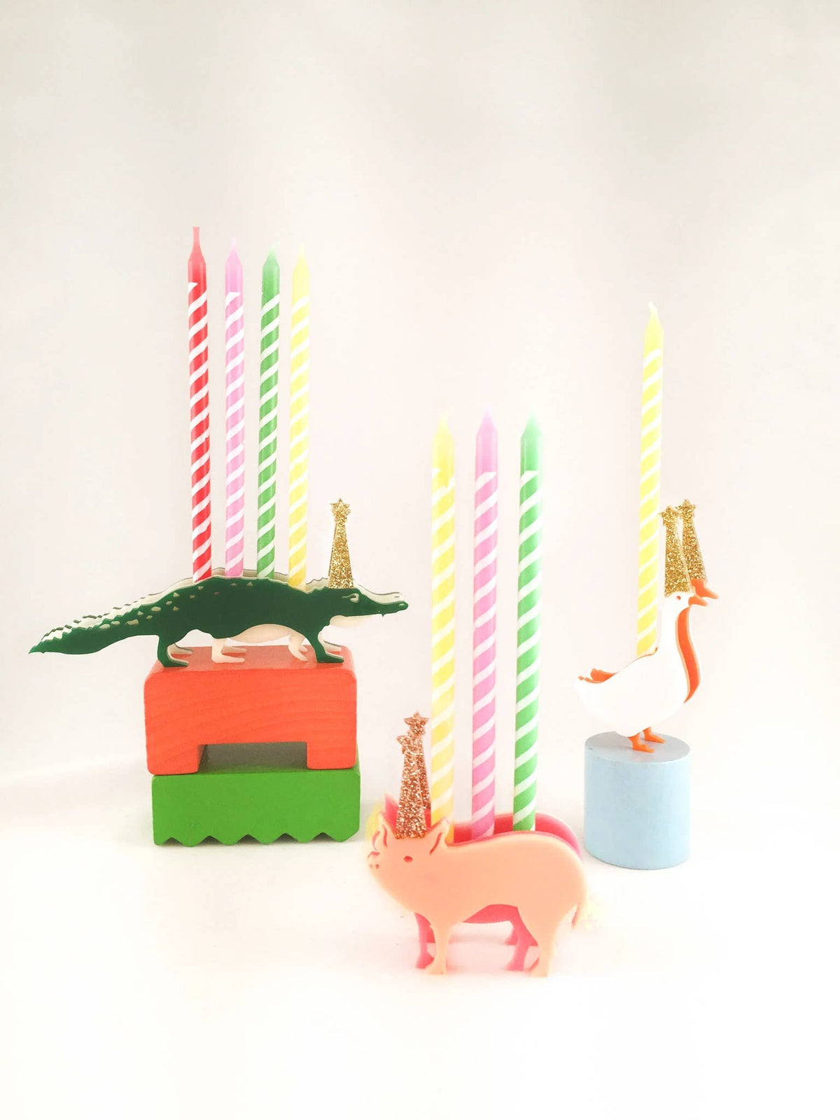 Alligator Birthday Candle Holder