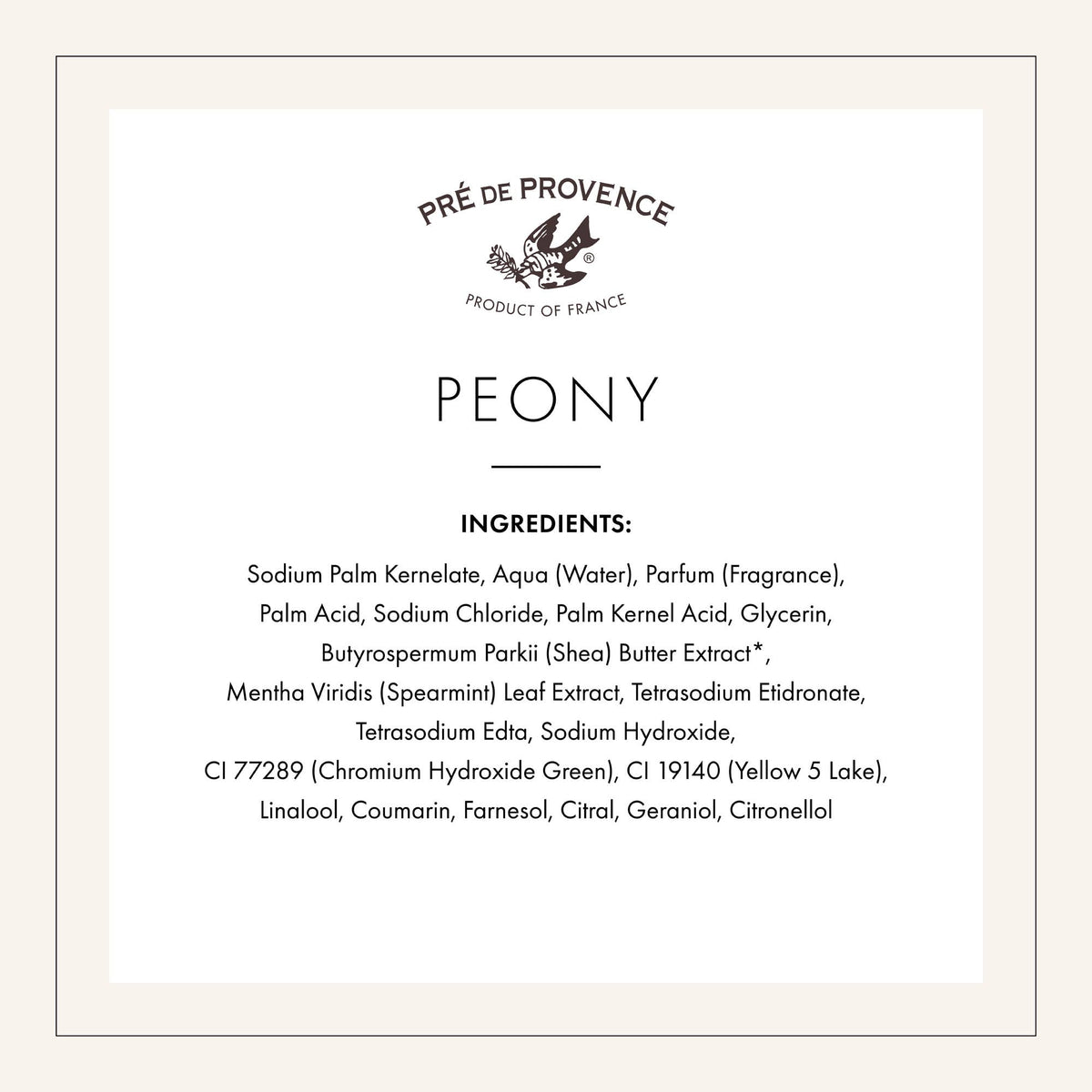 Peony Soap Bar -  150 g: 150G