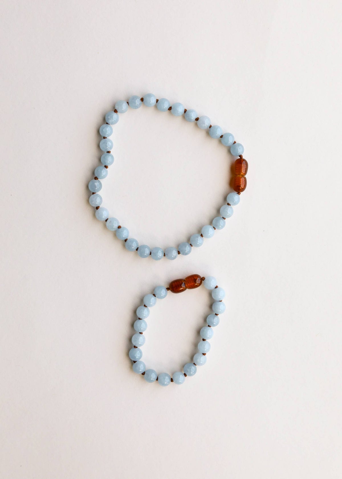 Pure Gemstone + Aquamarine || Necklace: 16" Adult Necklace
