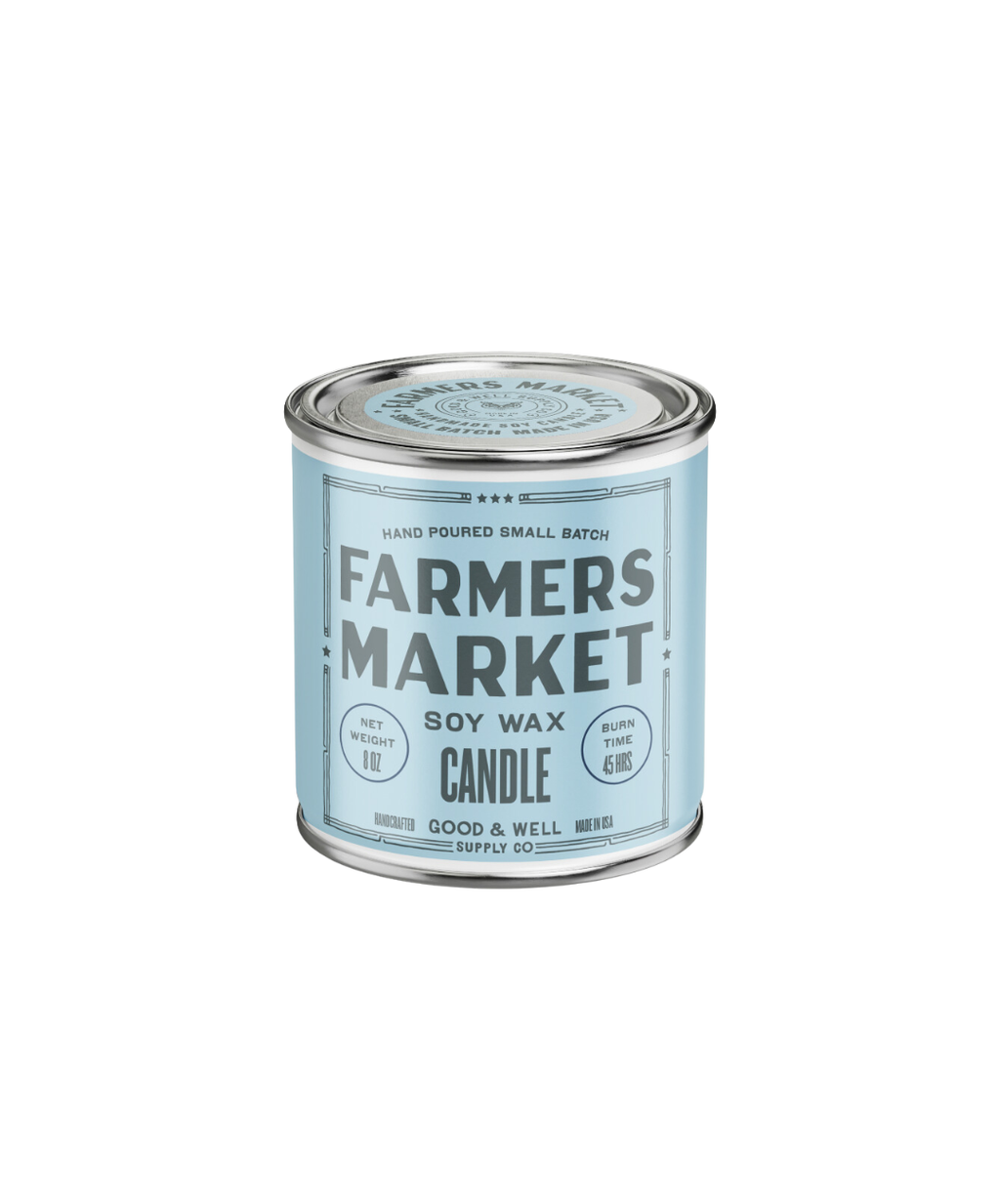 Farmer's Market Soy Candle - Happy Place Collection: 1/2 Pint / Cotton Wick